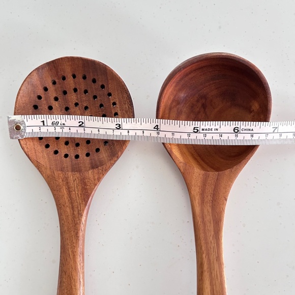 Wooden Kitchen Utensils Set, Cooking Utensils Nonstick Hard Wooden - Picture 9 of 9